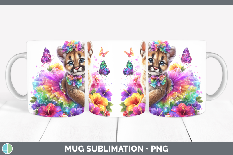 puma-concolor-mug-wrap-wild-cats-rainbow-summer-sublimation