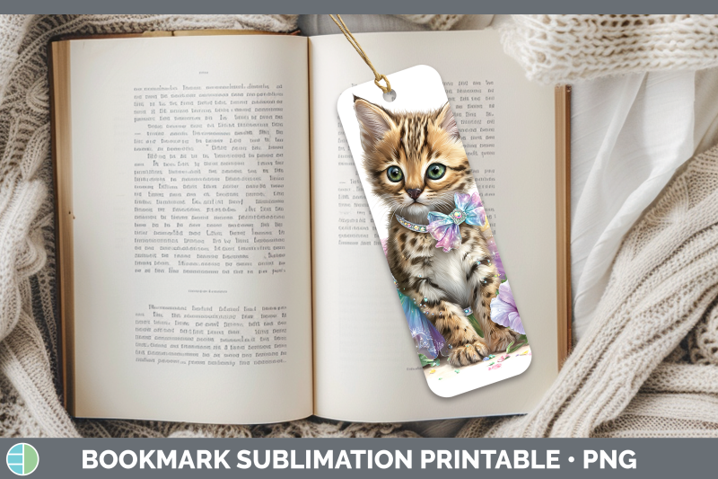 serval-bookmark-wild-cats-rainbow-summer-sublimation-printab