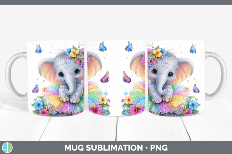 elephant-mug-wrap-safari-rainbow-summer-sublimation-coffee-c
