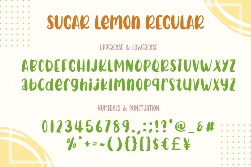 sugar-lemon-font