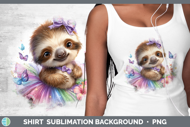 sloth-shirt-safari-rainbow-summer-sublimation-background-des