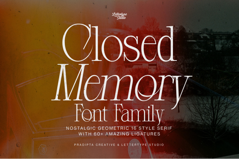 closed-memory-a-nostalgic-geometric-serif