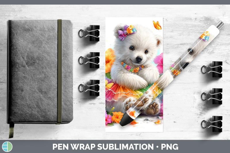 polar-bear-pen-wrap-safari-rainbow-summer-sublimation-pen-de