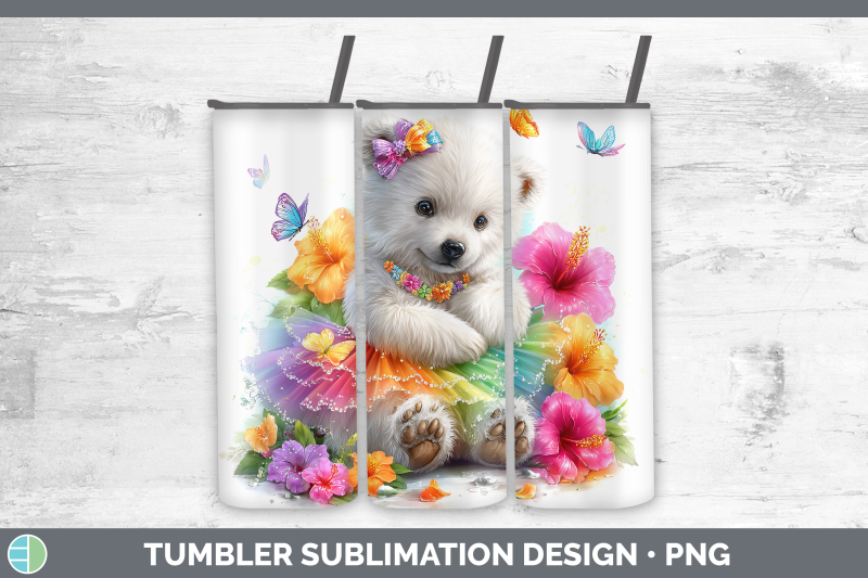 polar-bear-tumbler-safari-rainbow-summer-sublimation-20-oz-s