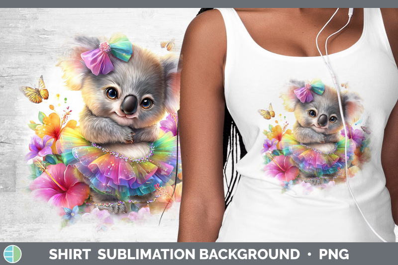 koala-shirt-safari-rainbow-summer-sublimation-background-des