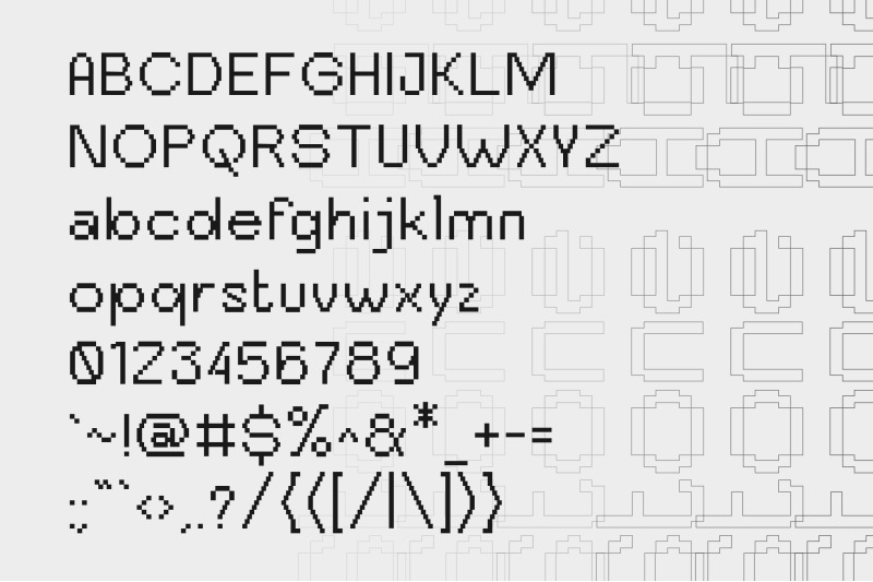 bitend-geometric-edgy-y2k-pixel-font