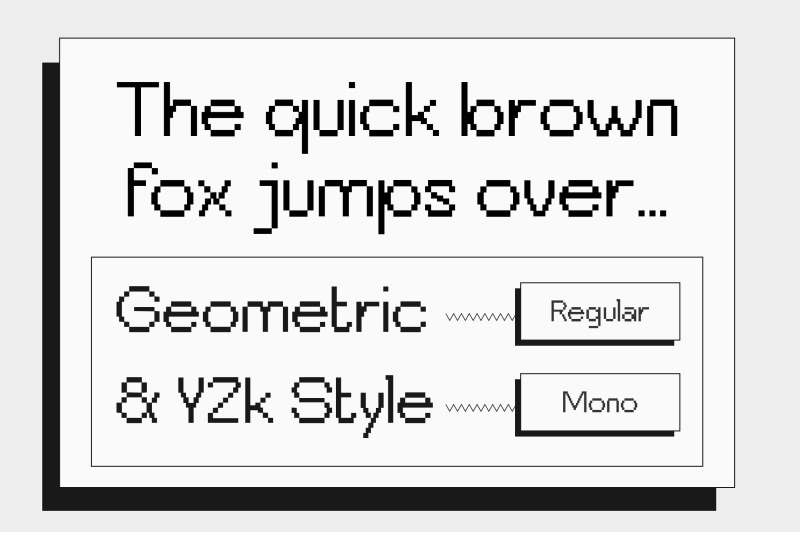 bitend-geometric-edgy-y2k-pixel-font