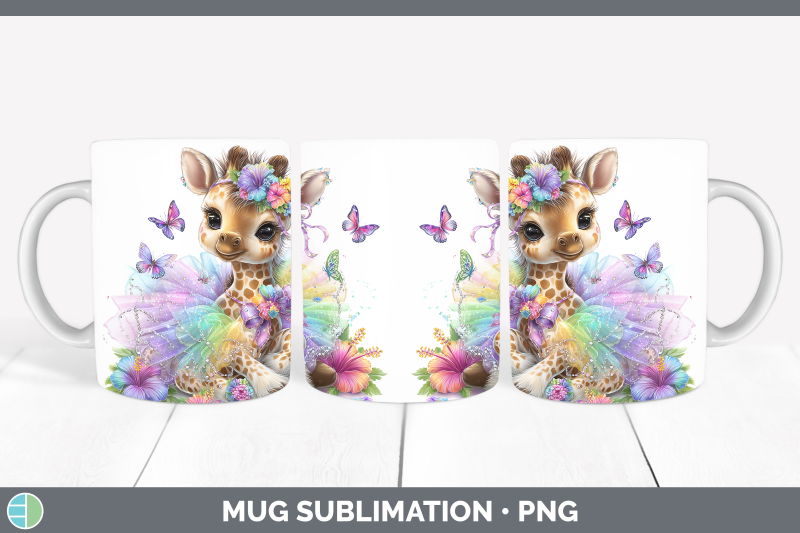 giraffe-mug-wrap-safari-rainbow-summer-sublimation-coffee-cu