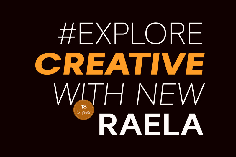 raela-a-geometric-sans-serif-family