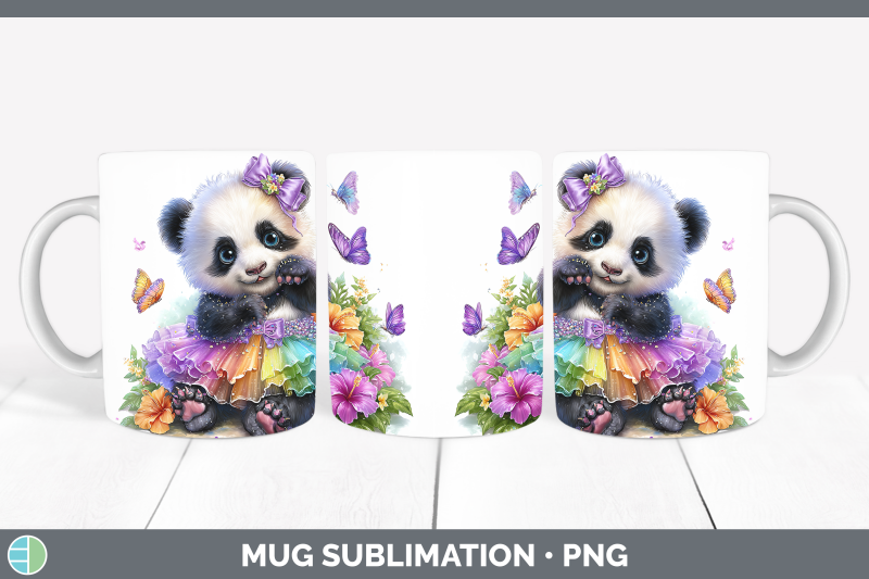 panda-bear-mug-wrap-safari-rainbow-summer-sublimation-coffee