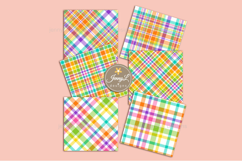 colorful-bright-plaids-digital-papers