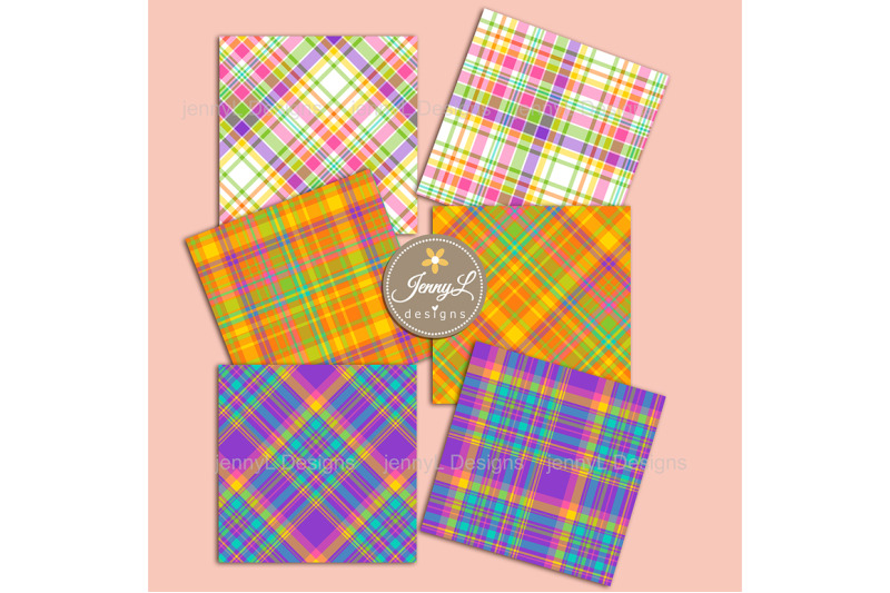 colorful-bright-plaids-digital-papers