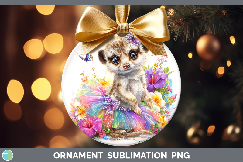meerkat-ornament-safari-rainbow-summer-sublimation-bauble-de