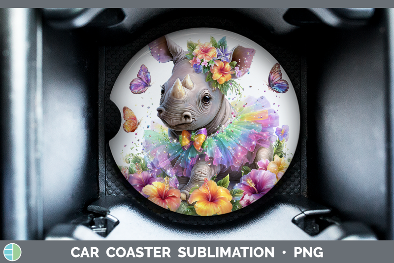rhino-car-coaster-safari-rainbow-summer-sublimation-drink-ma