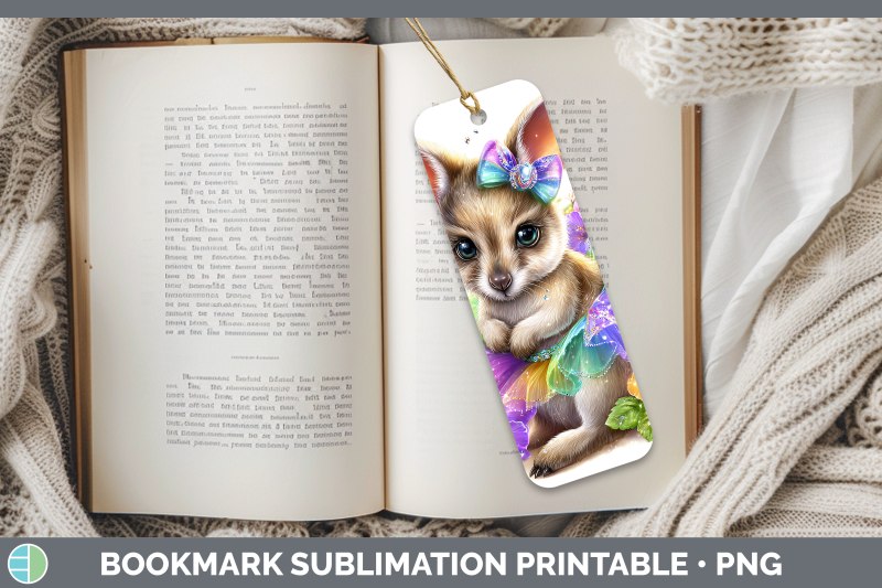 kangaroo-bookmark-safari-rainbow-summer-sublimation-printabl