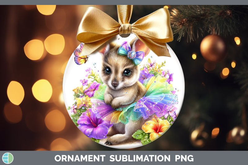 kangaroo-ornament-safari-rainbow-summer-sublimation-bauble-d