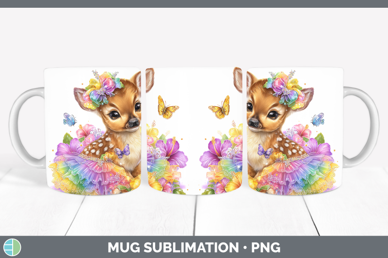 impala-mug-wrap-safari-rainbow-summer-sublimation-coffee-cup
