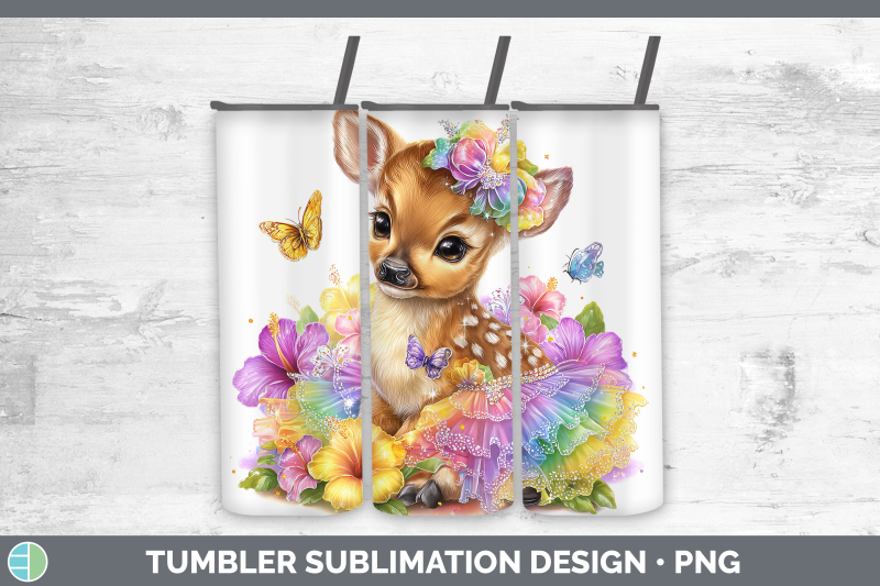 impala-tumbler-safari-rainbow-summer-sublimation-20-oz-skinn