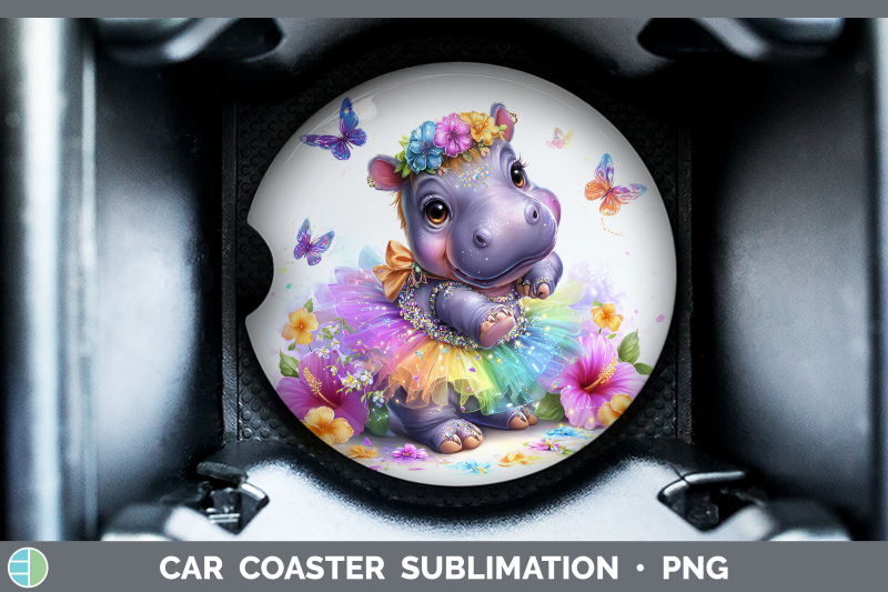 hippo-car-coaster-safari-rainbow-summer-sublimation-drink-ma
