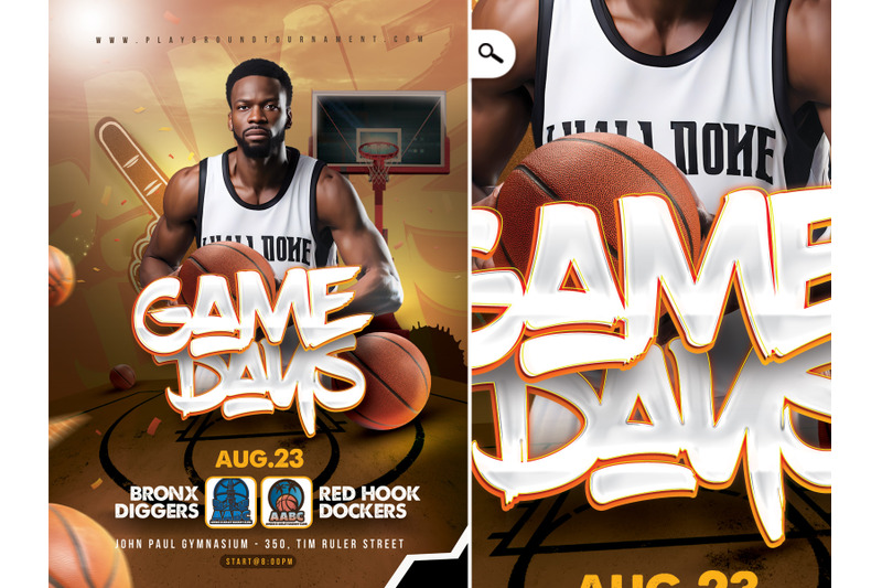 basketball-game-days-flyer