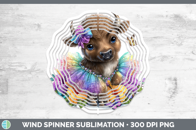 buffalo-wind-spinner-safari-rainbow-summer-sublimation-spinn