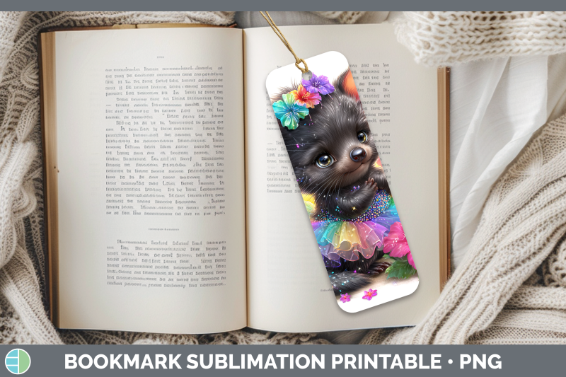 tasmanian-devil-bookmark-safari-rainbow-summer-sublimation-p
