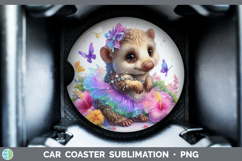 pangolin-car-coaster-safari-rainbow-summer-sublimation-drink