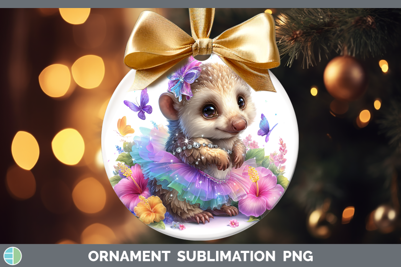 pangolin-ornament-safari-rainbow-summer-sublimation-bauble-d