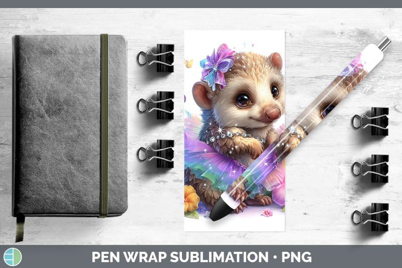 pangolin-pen-wrap-safari-rainbow-summer-sublimation-pen-desi
