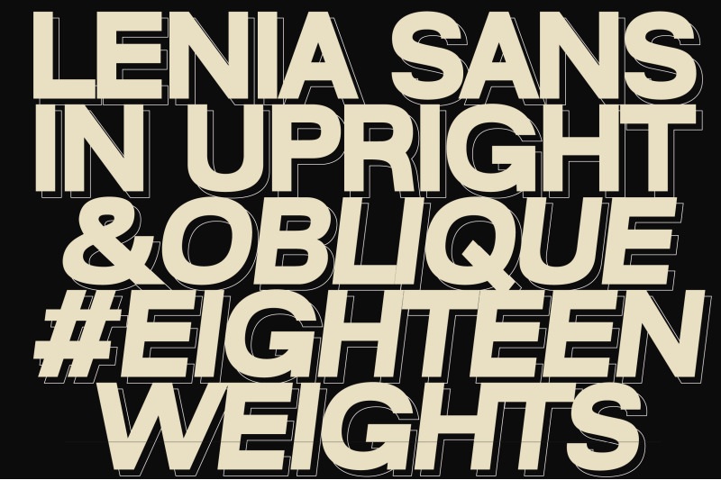 lenia-sans-a-modern-geometric-sans-family