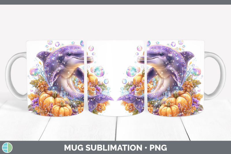dolphin-mug-wrap-sea-halloween-sublimation-coffee-cup-design