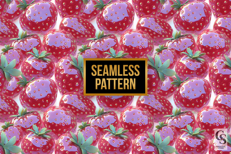 3d-transparent-red-strawberries-seamless-patterns