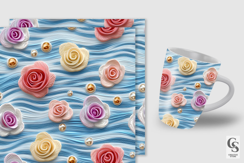 3d-pastel-beaded-roses-seamless-pattern
