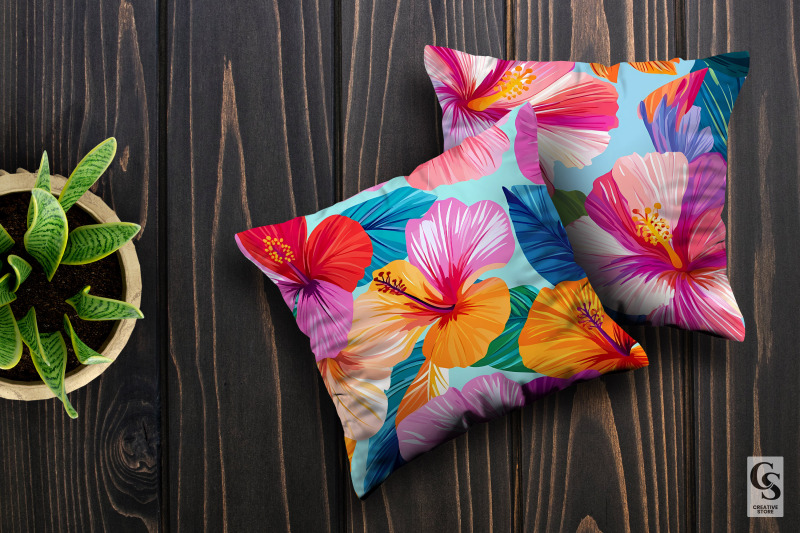 bright-summer-hibiscus-flowers-seamless-pattern
