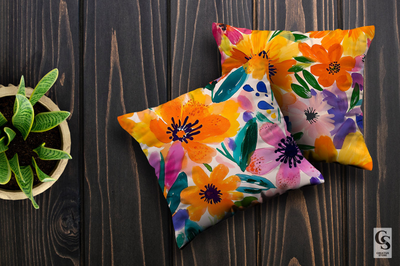 warm-watercolor-fall-floral-seamless-pattern