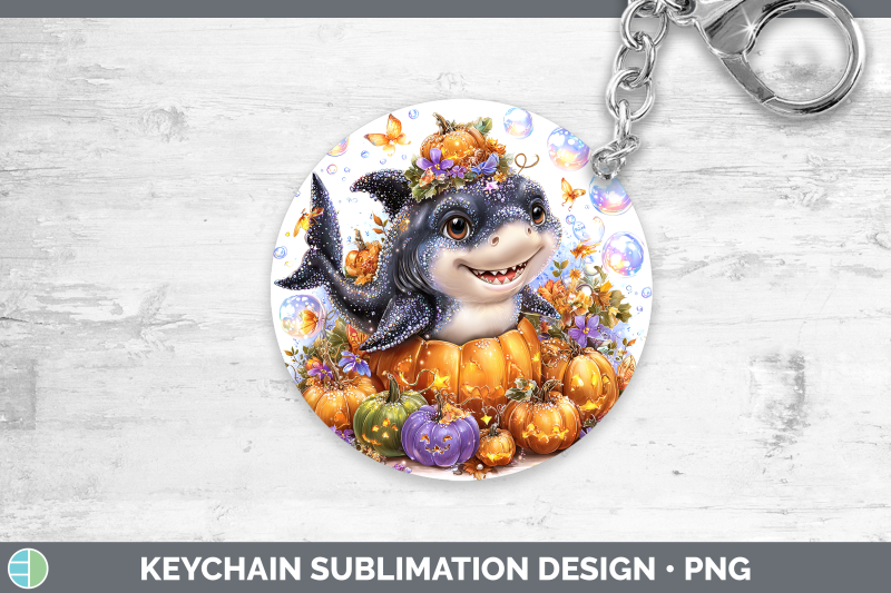 shark-keychain-sea-halloween-sublimation-keyring-designs