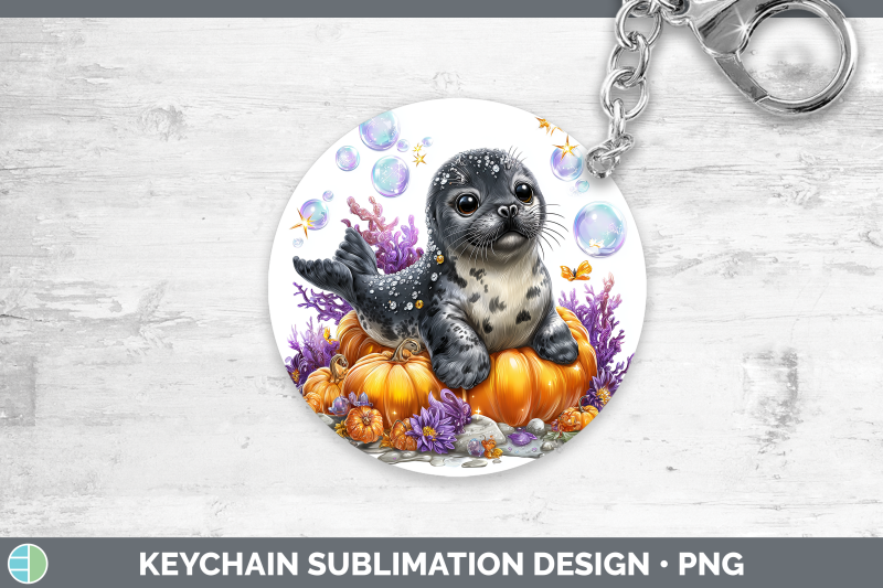 seal-keychain-sea-halloween-sublimation-keyring-designs