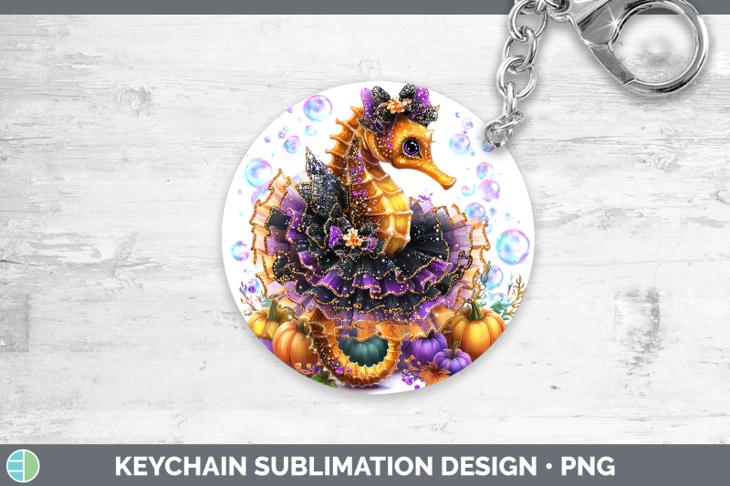 seahorse-keychain-sea-halloween-sublimation-keyring-designs