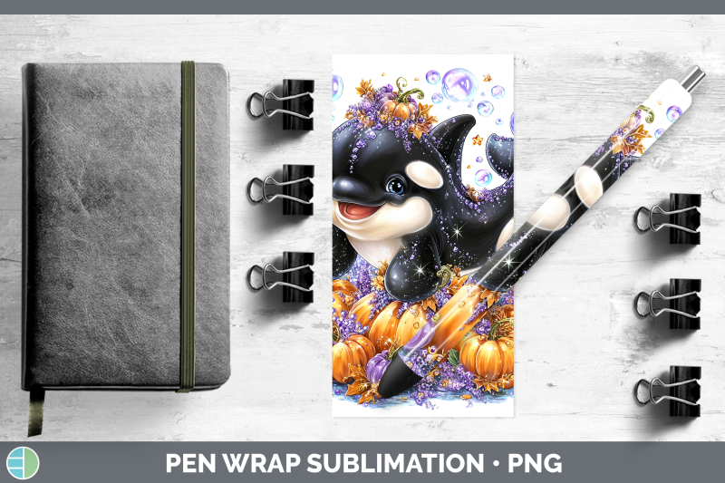 orca-pen-wrap-sea-halloween-sublimation-pen-designs
