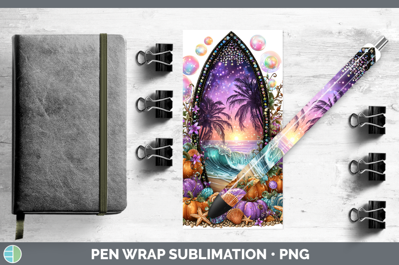 surfboard-pen-wrap-sea-halloween-sublimation-pen-designs