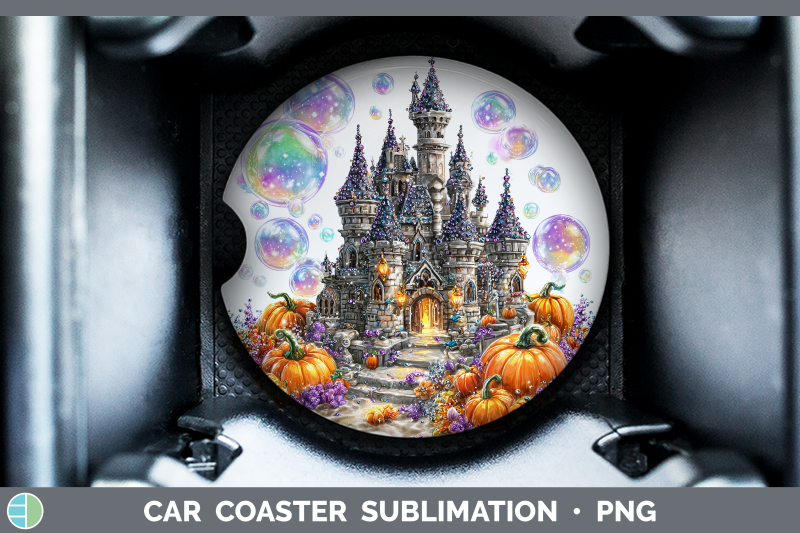sand-castle-car-coaster-sea-halloween-sublimation-drink-mat