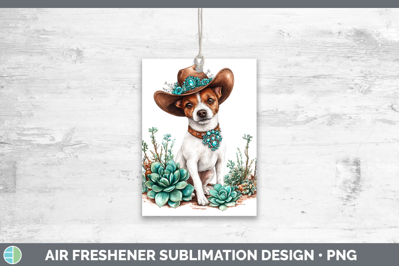 01-fox-terrier-air-freshener-western-cowboy-dogs-sublimatio