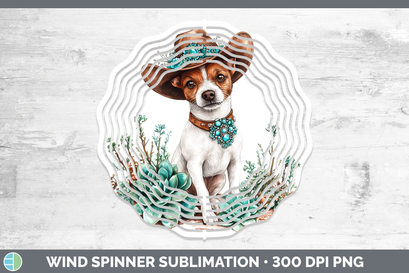 01-fox-terrier-wind-spinner-western-cowboy-dogs-sublimation