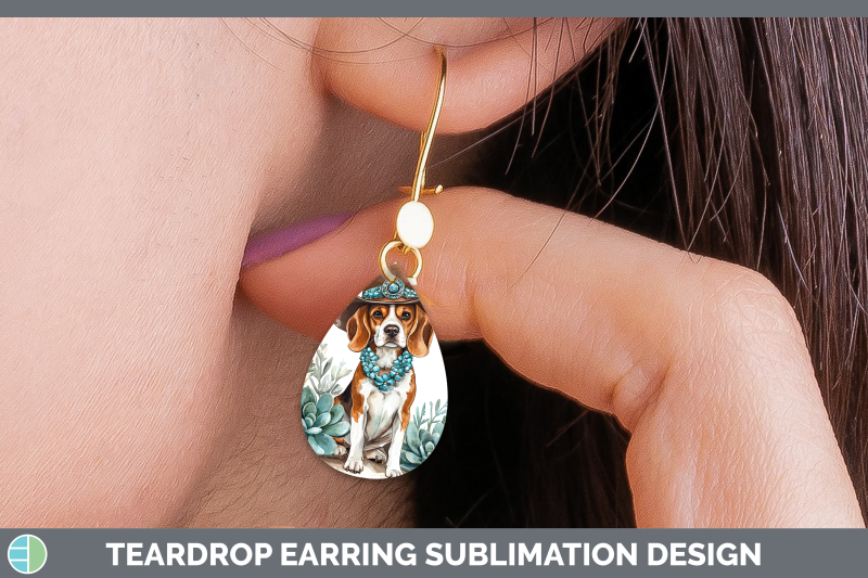 03-beagle-teardrop-earrings-western-cowboy-dogs-sublimation