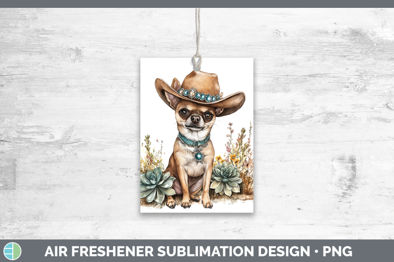 05-chihuahua-air-freshener-western-cowboy-dogs-sublimation