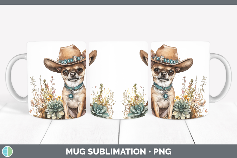 05-chihuahua-mug-wrap-western-cowboy-dogs-sublimation-coffe
