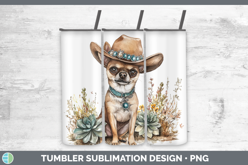 05-chihuahua-tumbler-western-cowboy-dogs-sublimation-20-oz