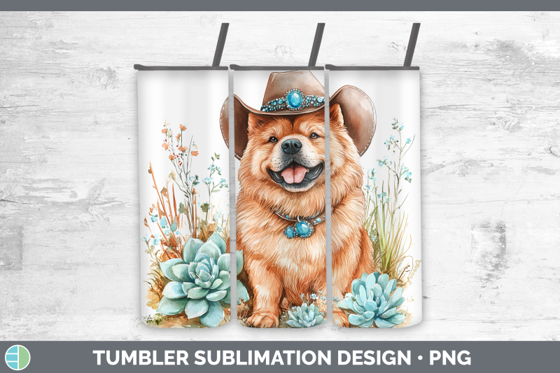 06-chow-chow-tumbler-western-cowboy-dogs-sublimation-20-oz