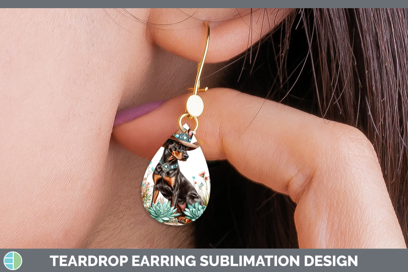 08-doberman-pinscher-teardrop-earrings-western-cowboy-dogs