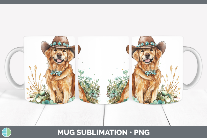 09-golden-retriever-mug-wrap-western-cowboy-dogs-sublimatio